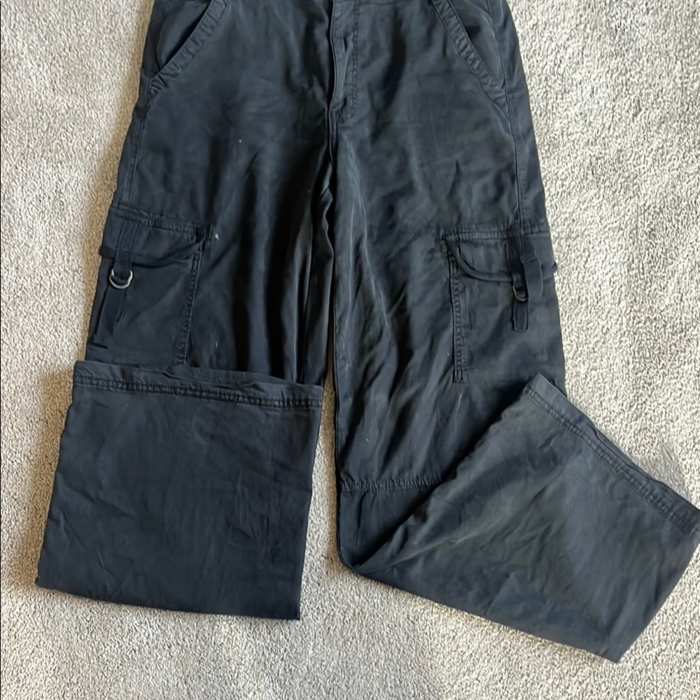 American Eagle Outfitters Black Wide Leg Pants